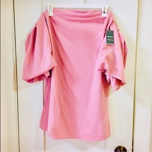 Pink Off Shoulder Dress
